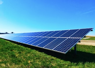 blue solar panel