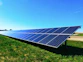 blue solar panel