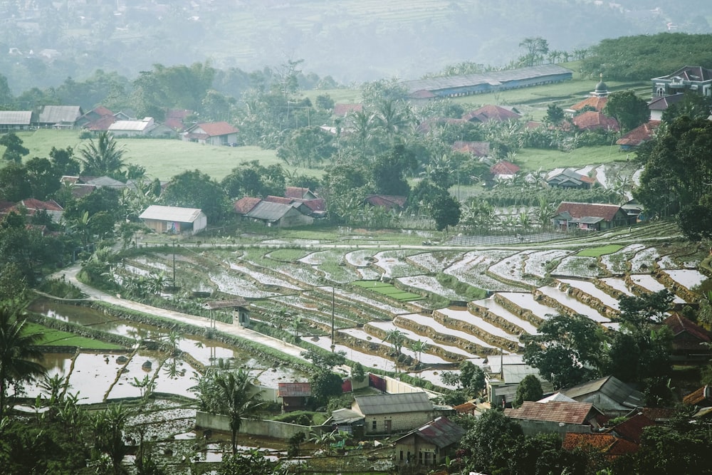 aerial photo of grass field during daytime