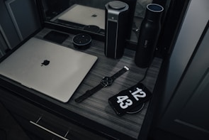 A smart gadget showcased on a modern desk.