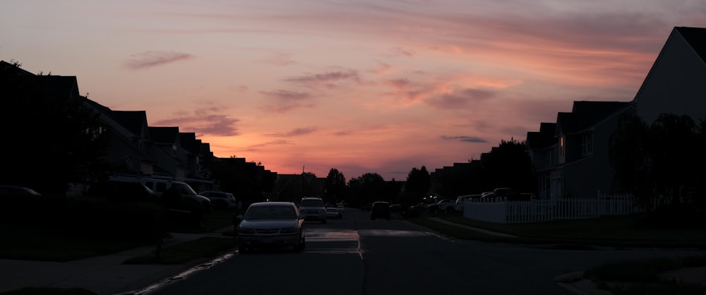 cars running on road