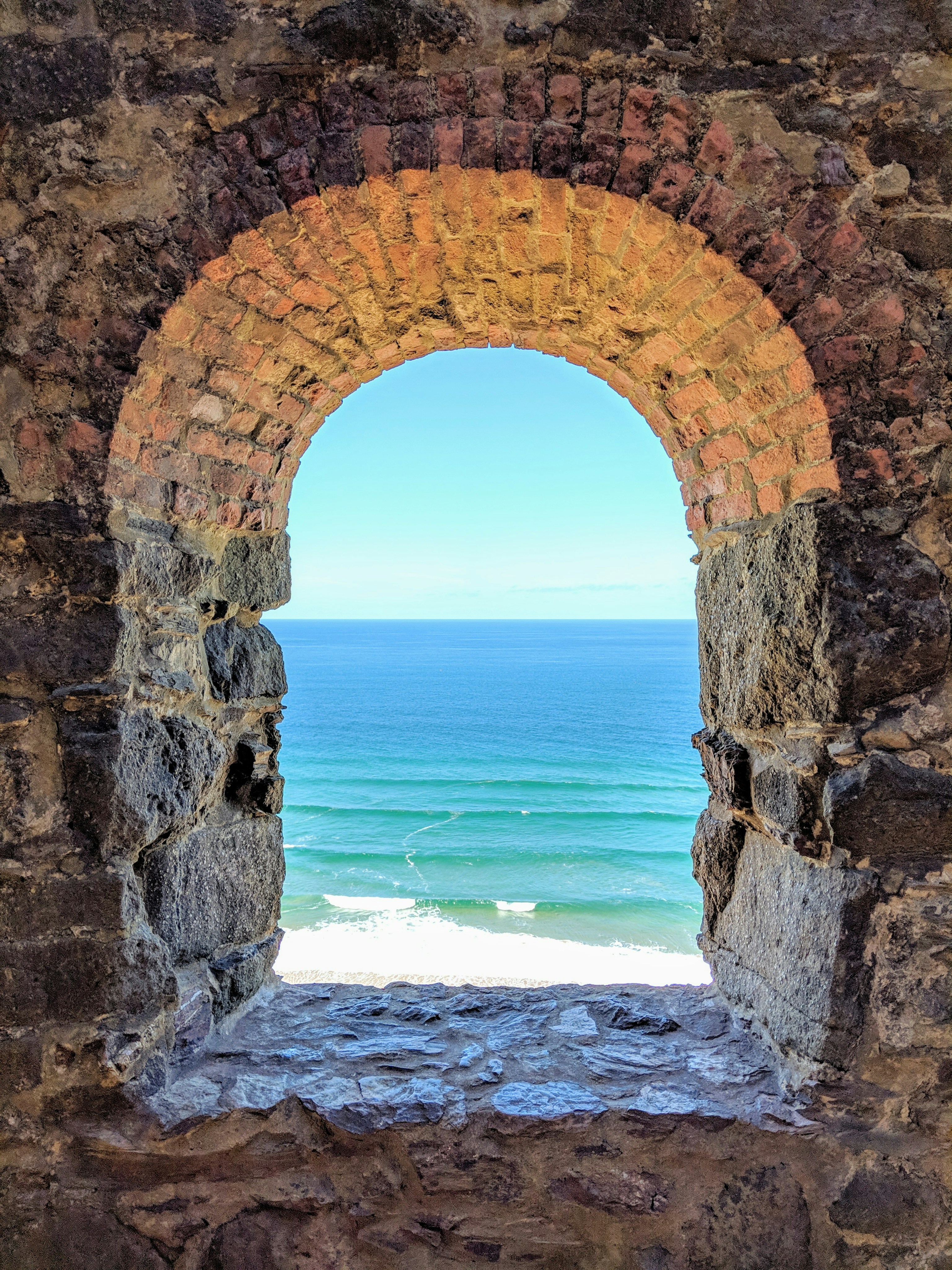 Looking through Wheal Coates Mine, St Agnes, by Danilo D'Agostino