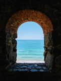 arch-shaped bricked wall