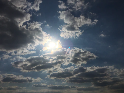 An engaging image of a weather app showing animated sun and clouds with easy-to-read forecasts.