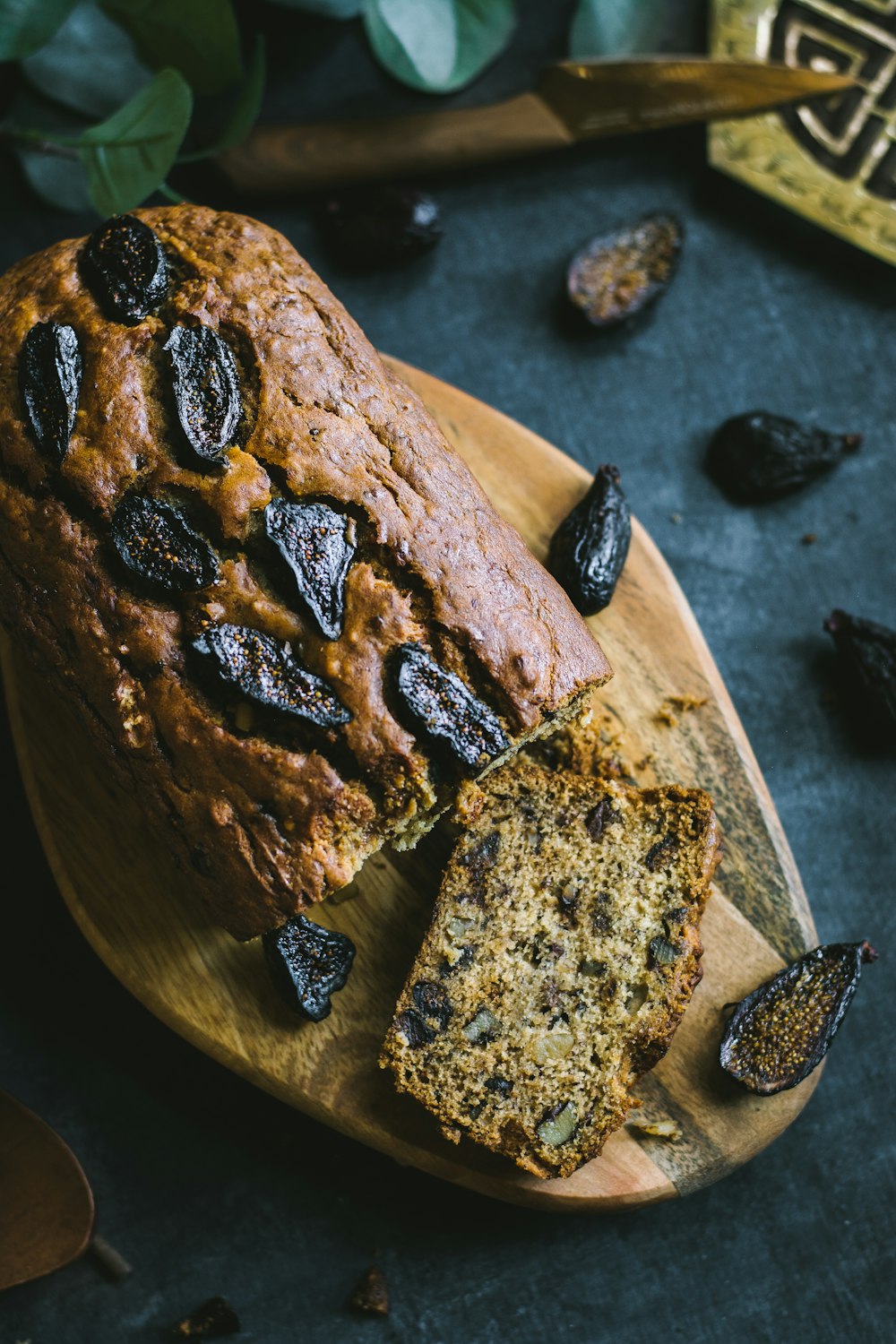 baked bread on dish