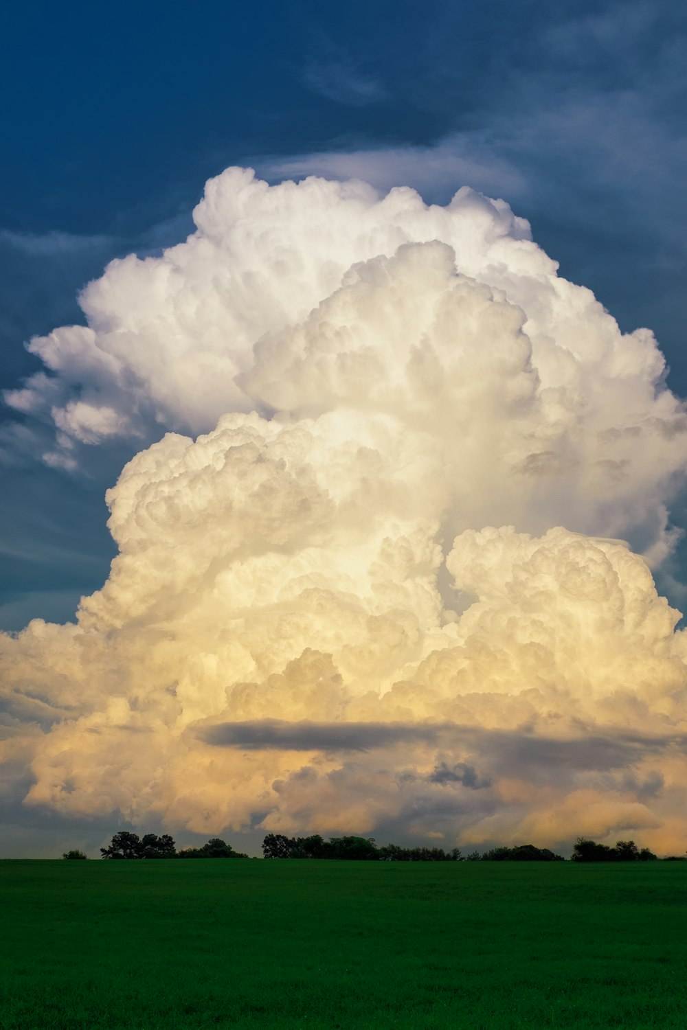 white Cumulus clouds