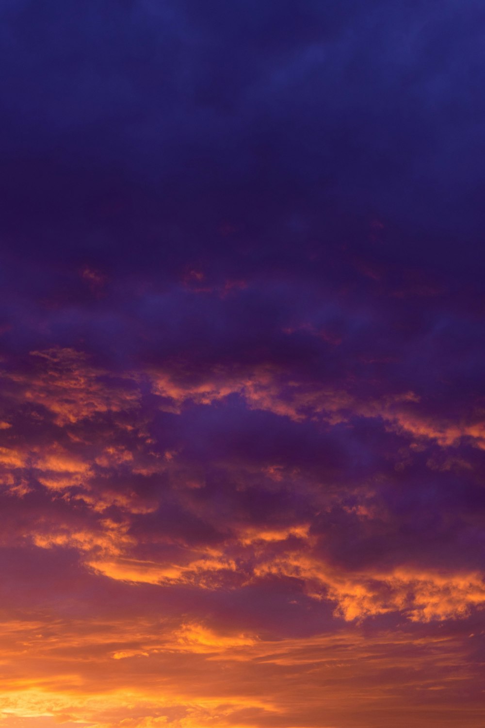 clouds during golden hour