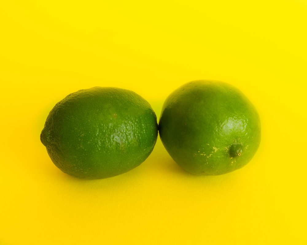 two green limes