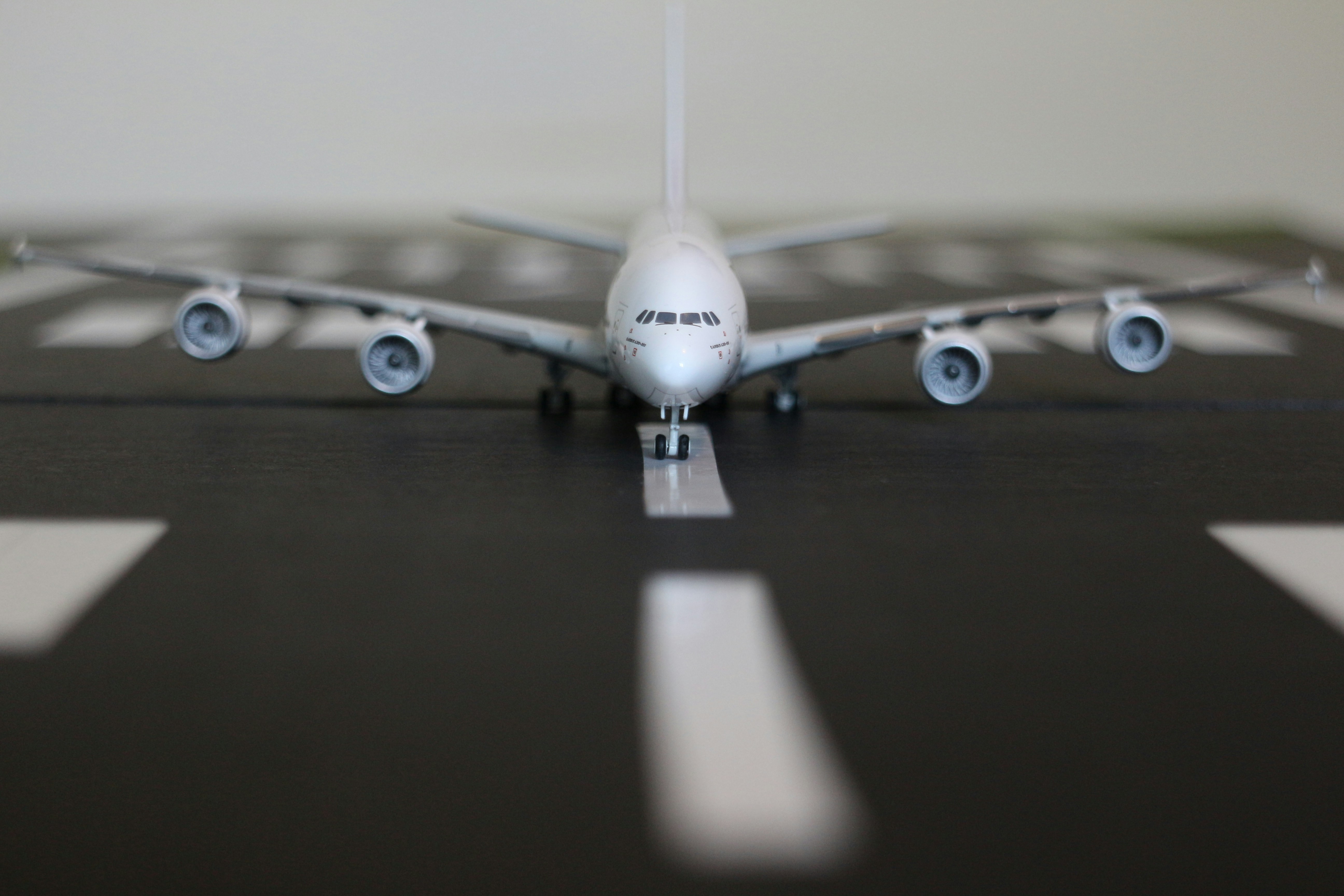 selective focus photo of airplane, Airbus 380
