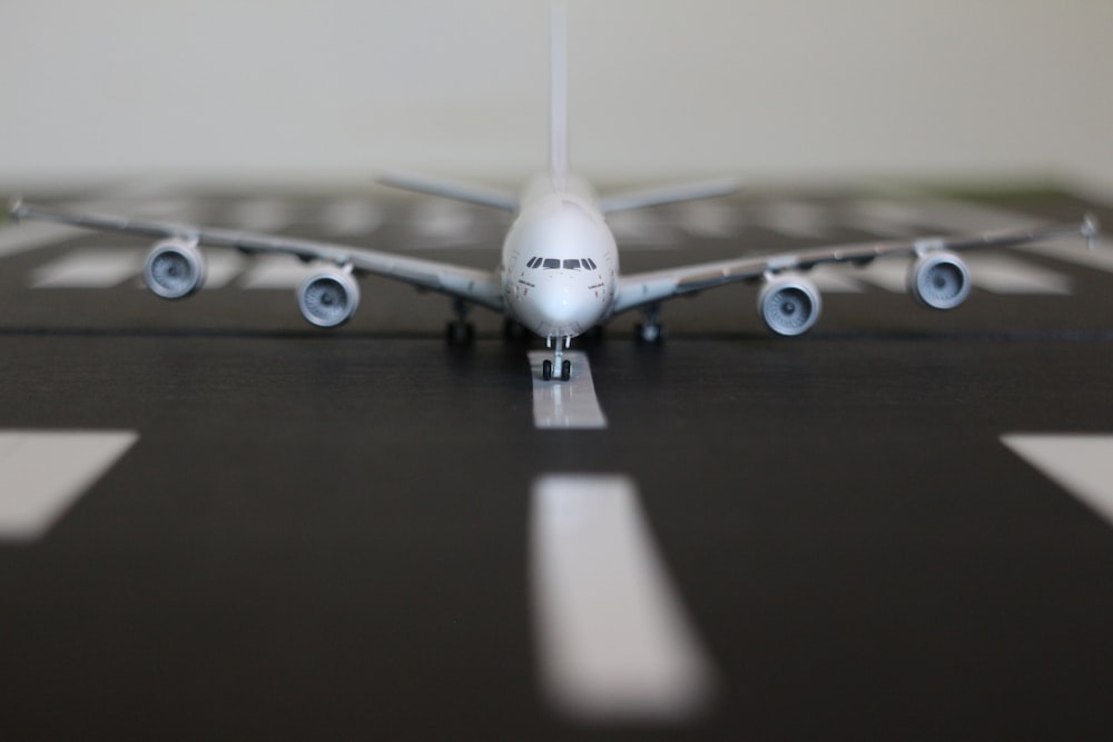 selective focus photo of airplane