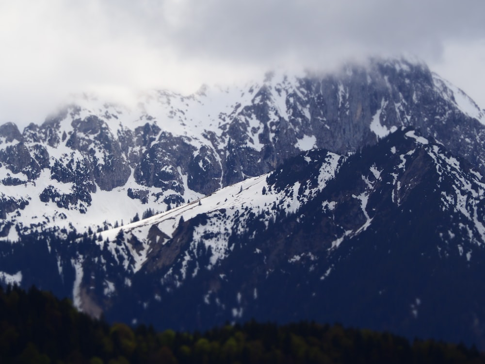 snow capped mountain during daytime