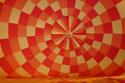pink and white textile hot air balloon google meet background
