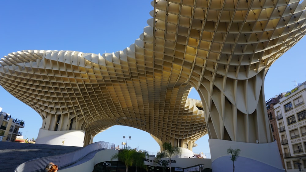 architectural photography of Metro Parasol building