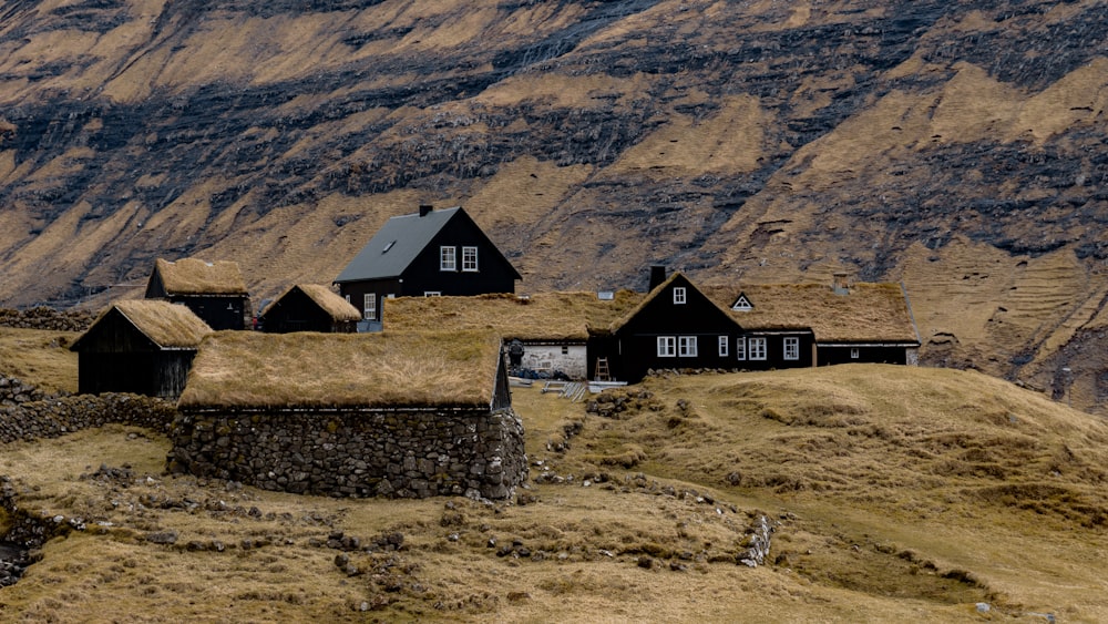 photography of brown and black house during daytime