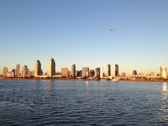 high-rise building near calm body of water in San Diego United States