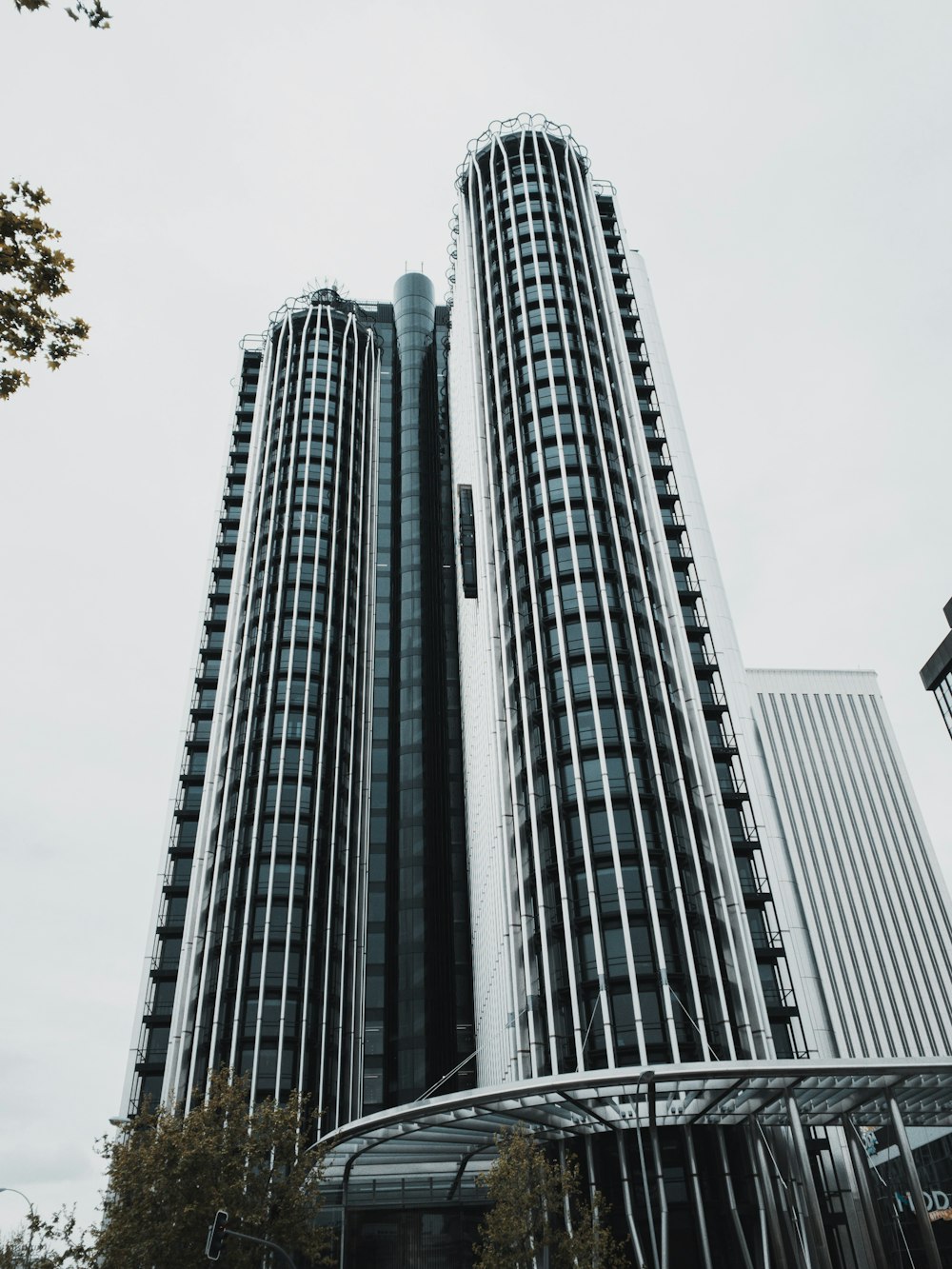 low angle photo of high rise buildings