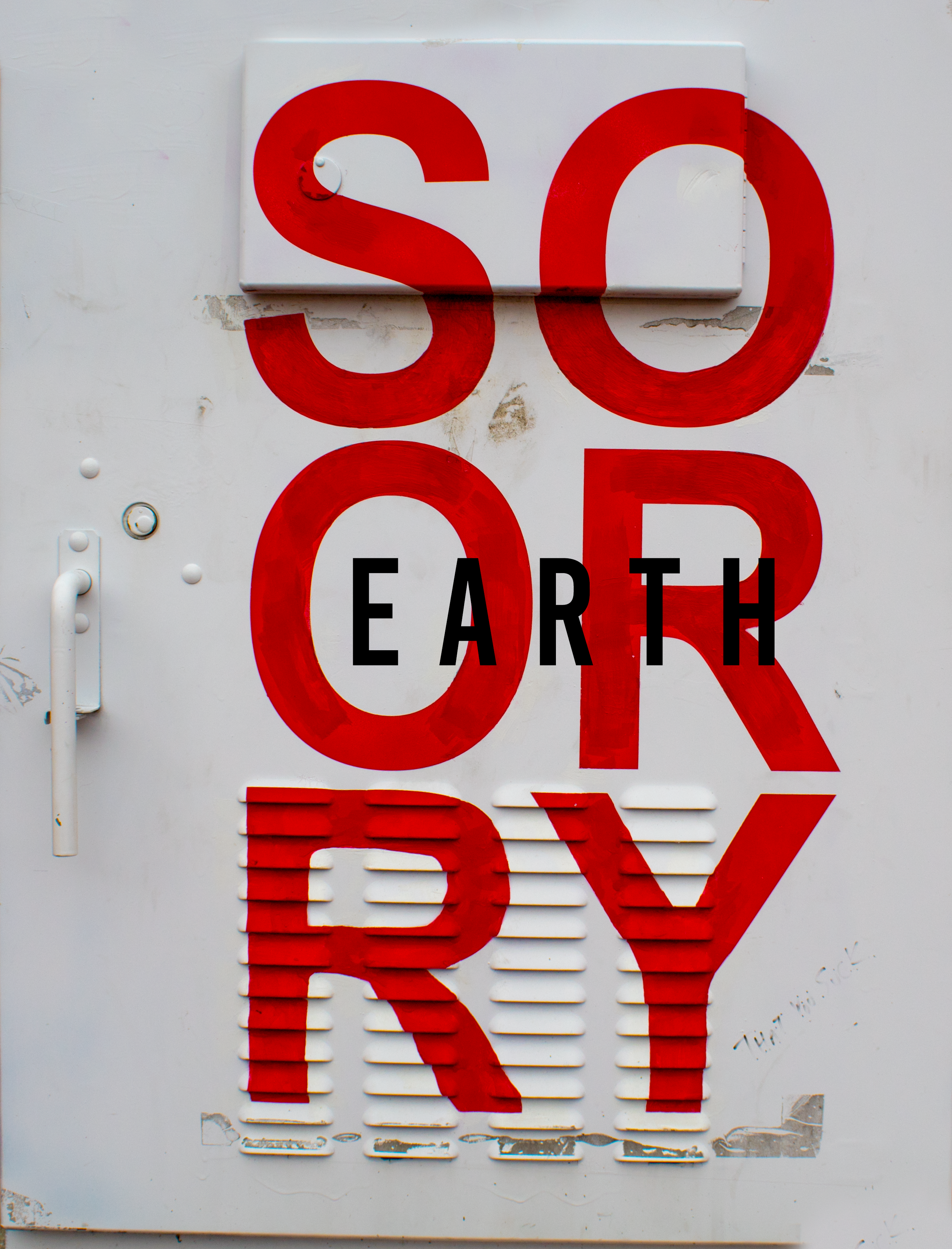 rot Sorry Wandfarbe