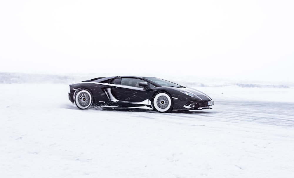 black luxury car