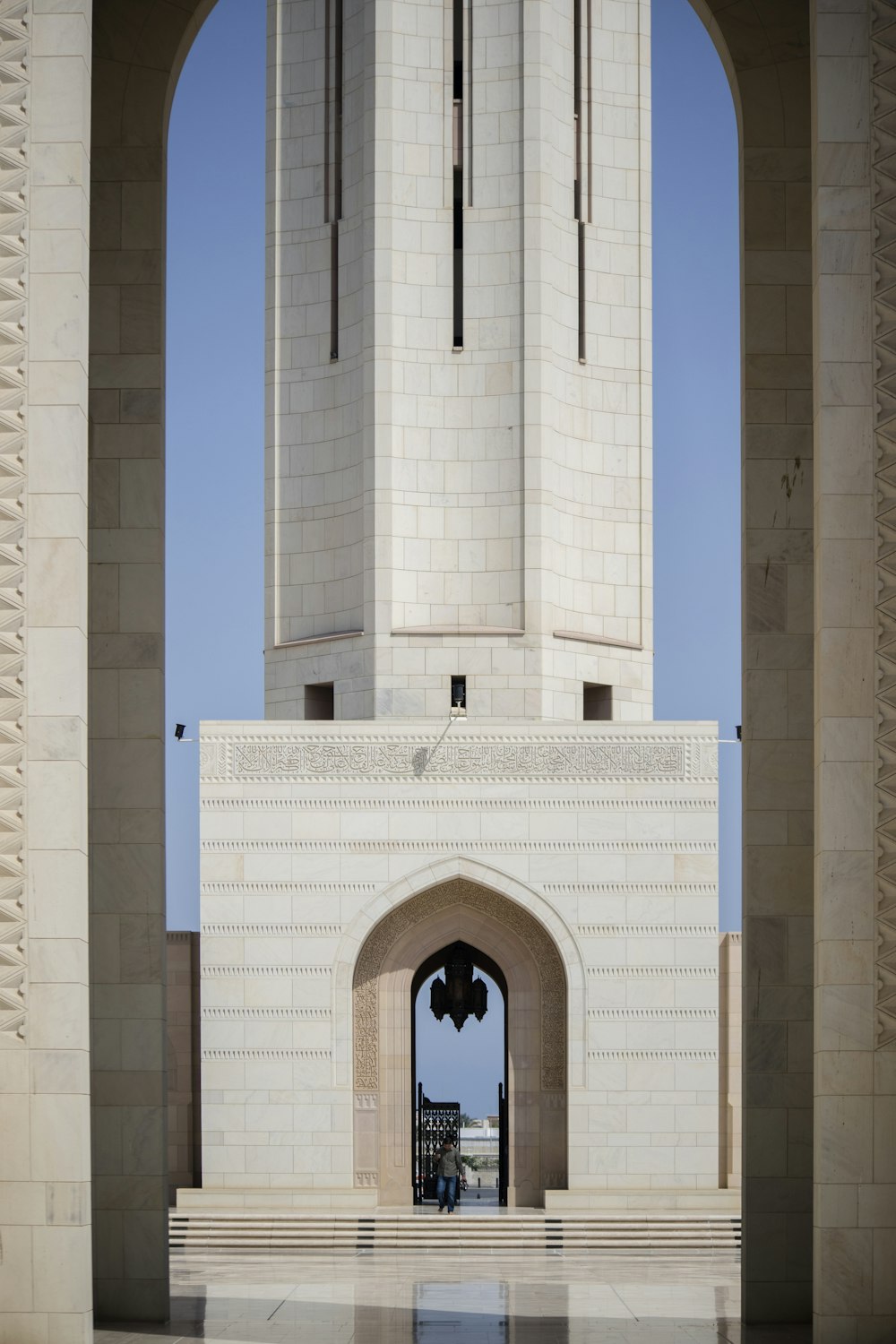 white concrete tower