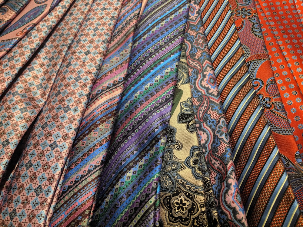 assorted-color necktie lot
