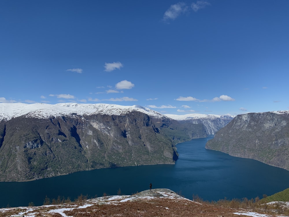 blue lake during daytime