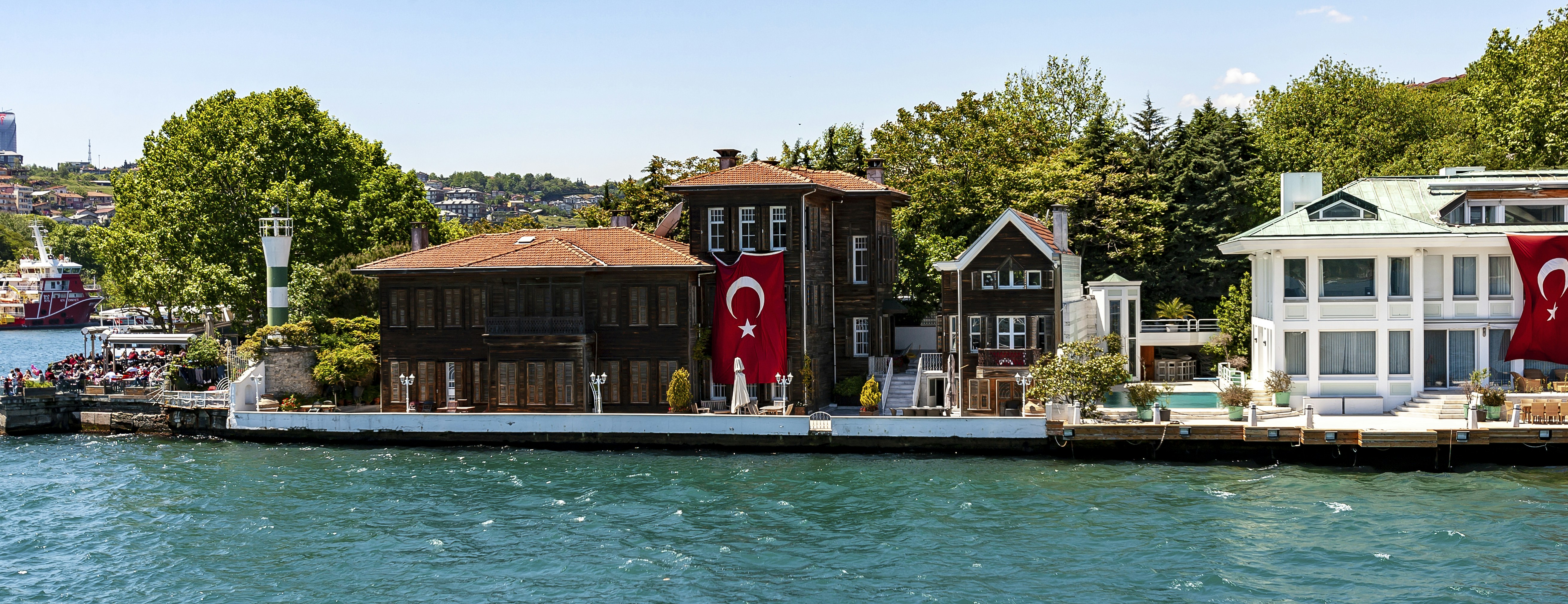 beach during daytime, Views from the Bogazici / Bosphorus coastline from Istanbul, Turkey. Views of historic buildings and of places soaked in history. A rare treat.. Shots from 2014 on Canon 1D Mk2 wide angle zoom lens.
