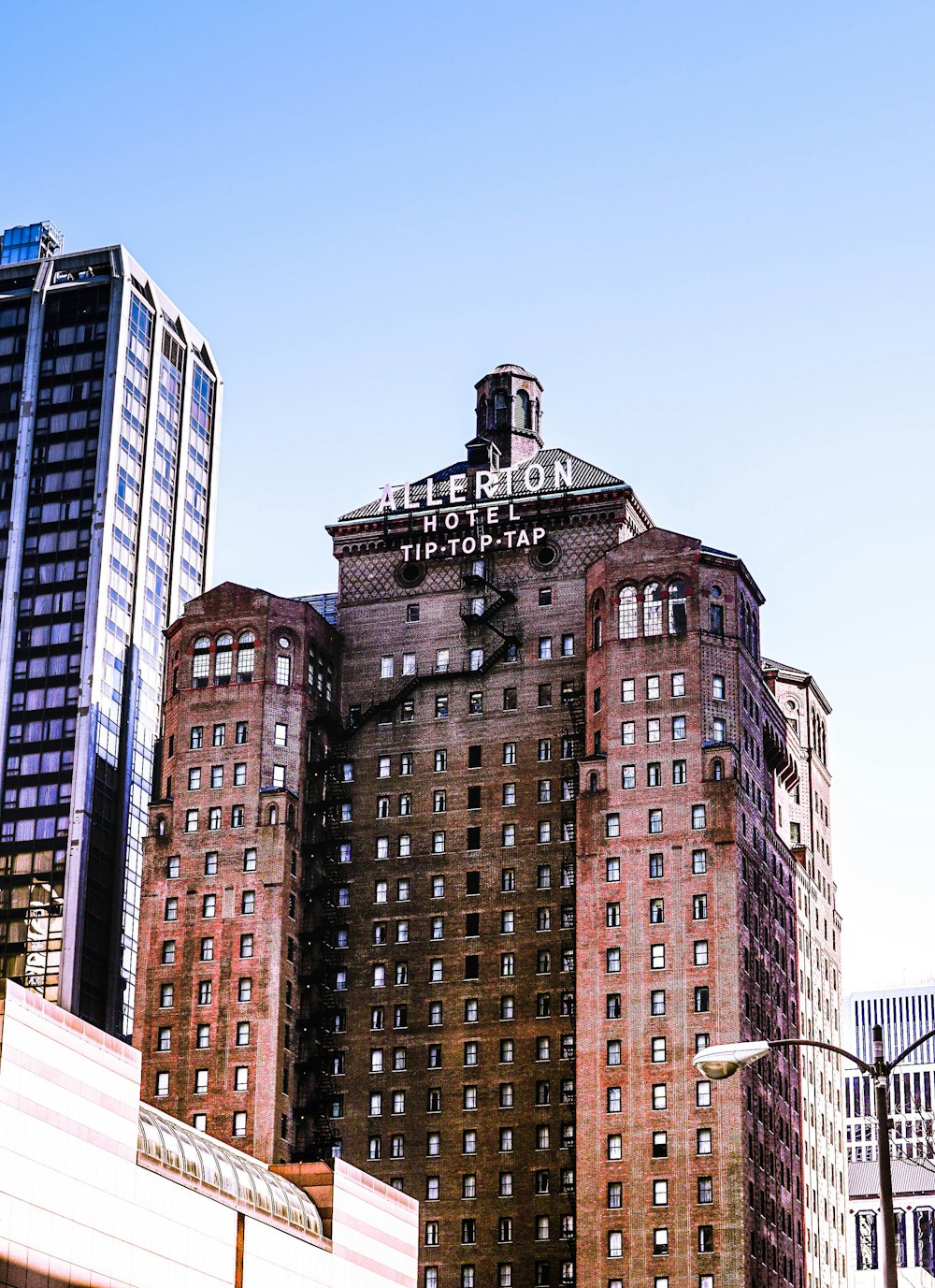 low-angle photo of Allerton Hotel