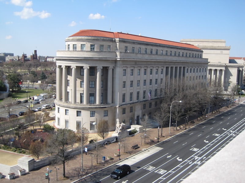 A federal government building in Washington DC