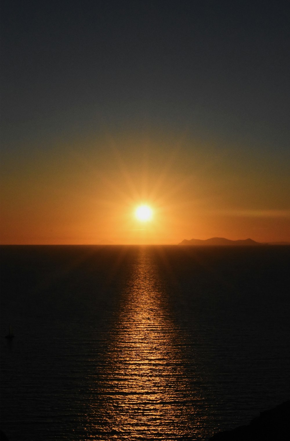 body of water during sunrise