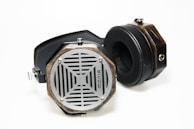 Vintage-style headphones with a retro design.