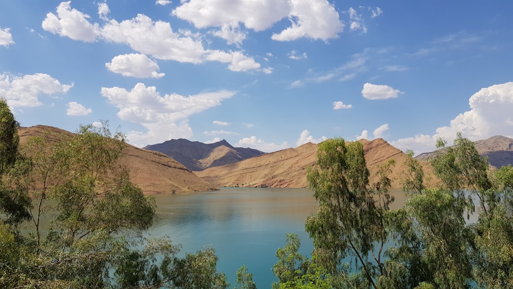 landscape photography of lake