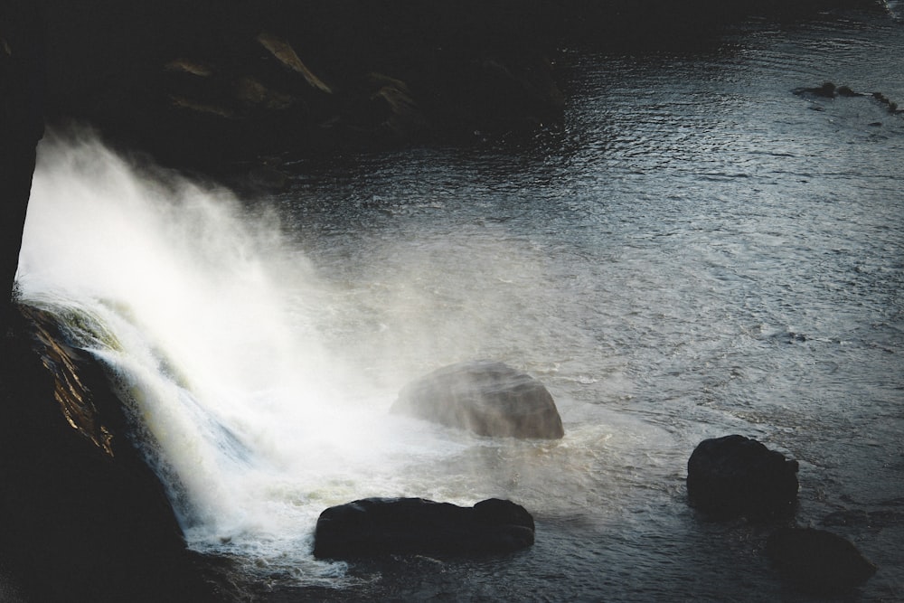 waterfalls during daytime