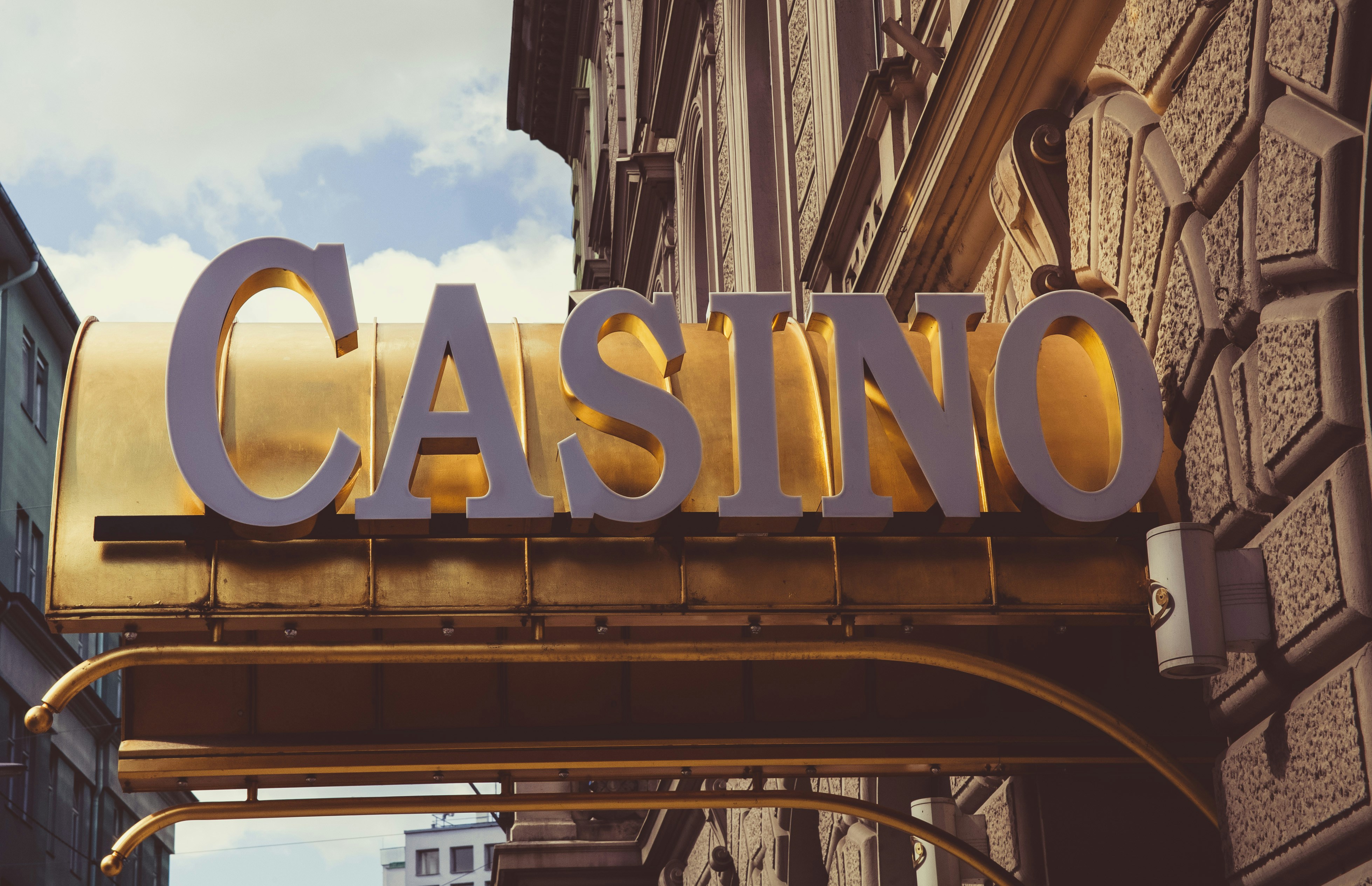 shallow focus photo of Casino signage