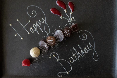Douceurs d'anniversaire élégantes