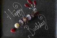 Birthday cake with candles