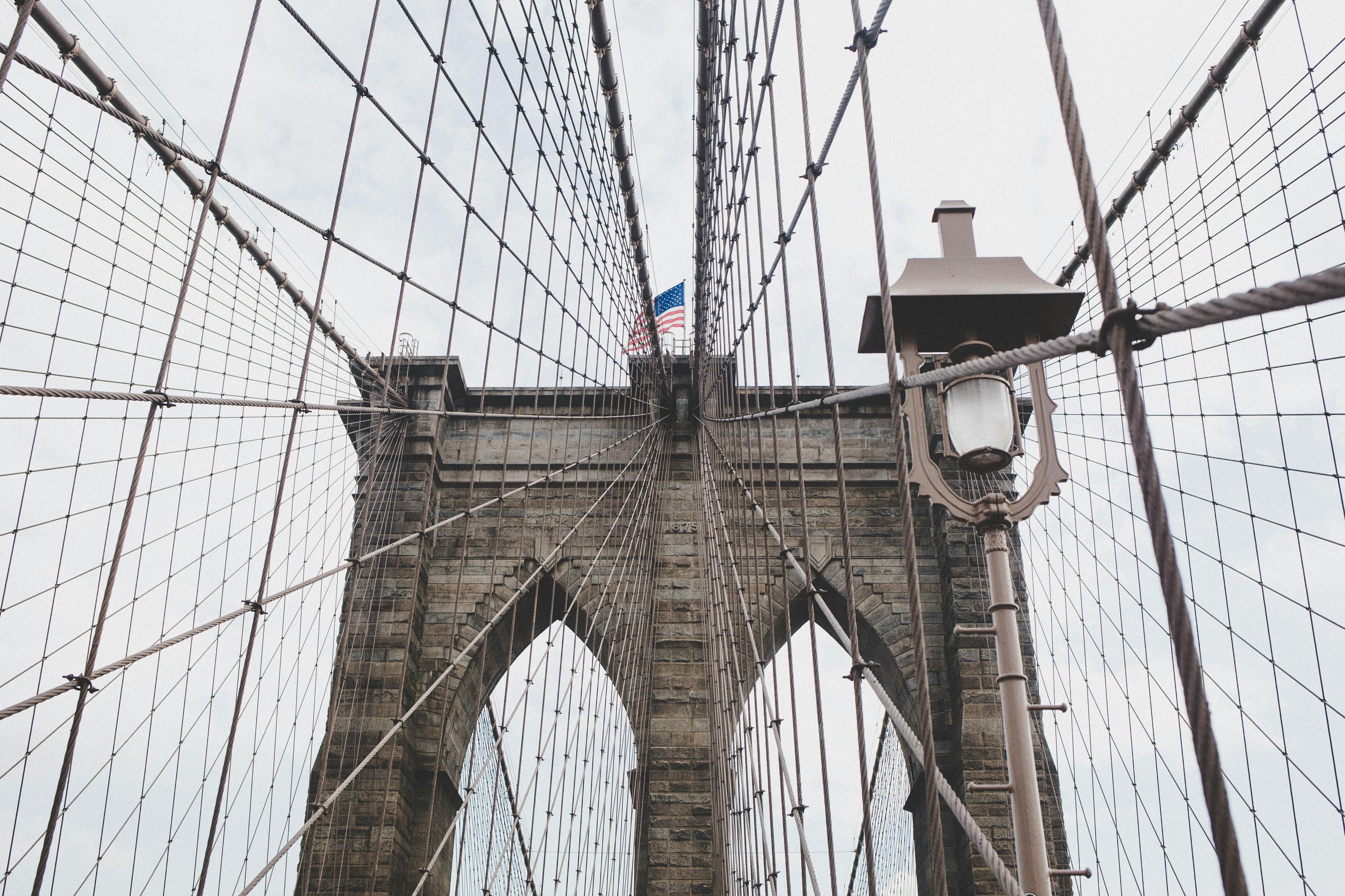 Brooklyn Bridge, New York during day