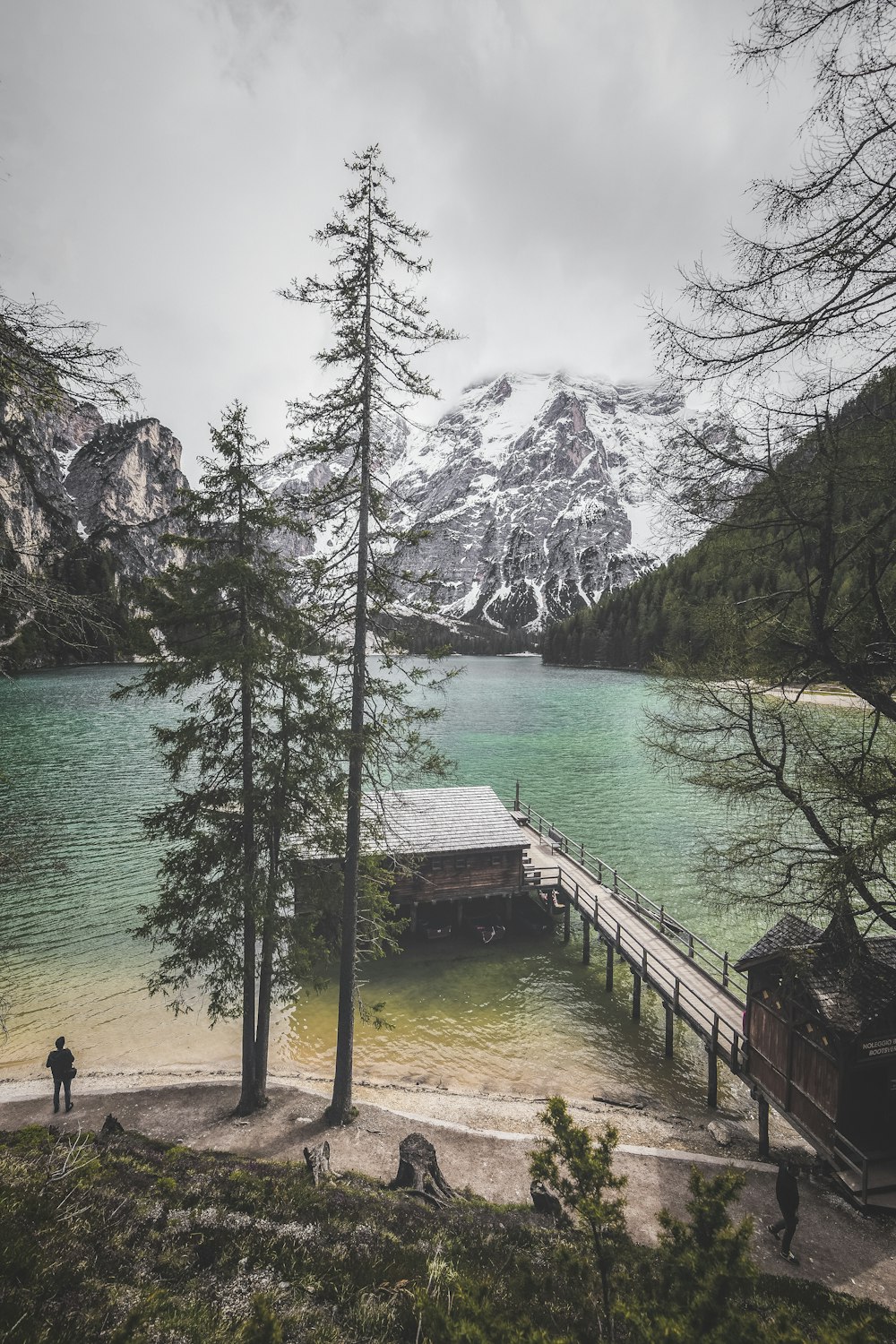 person standing near body of water