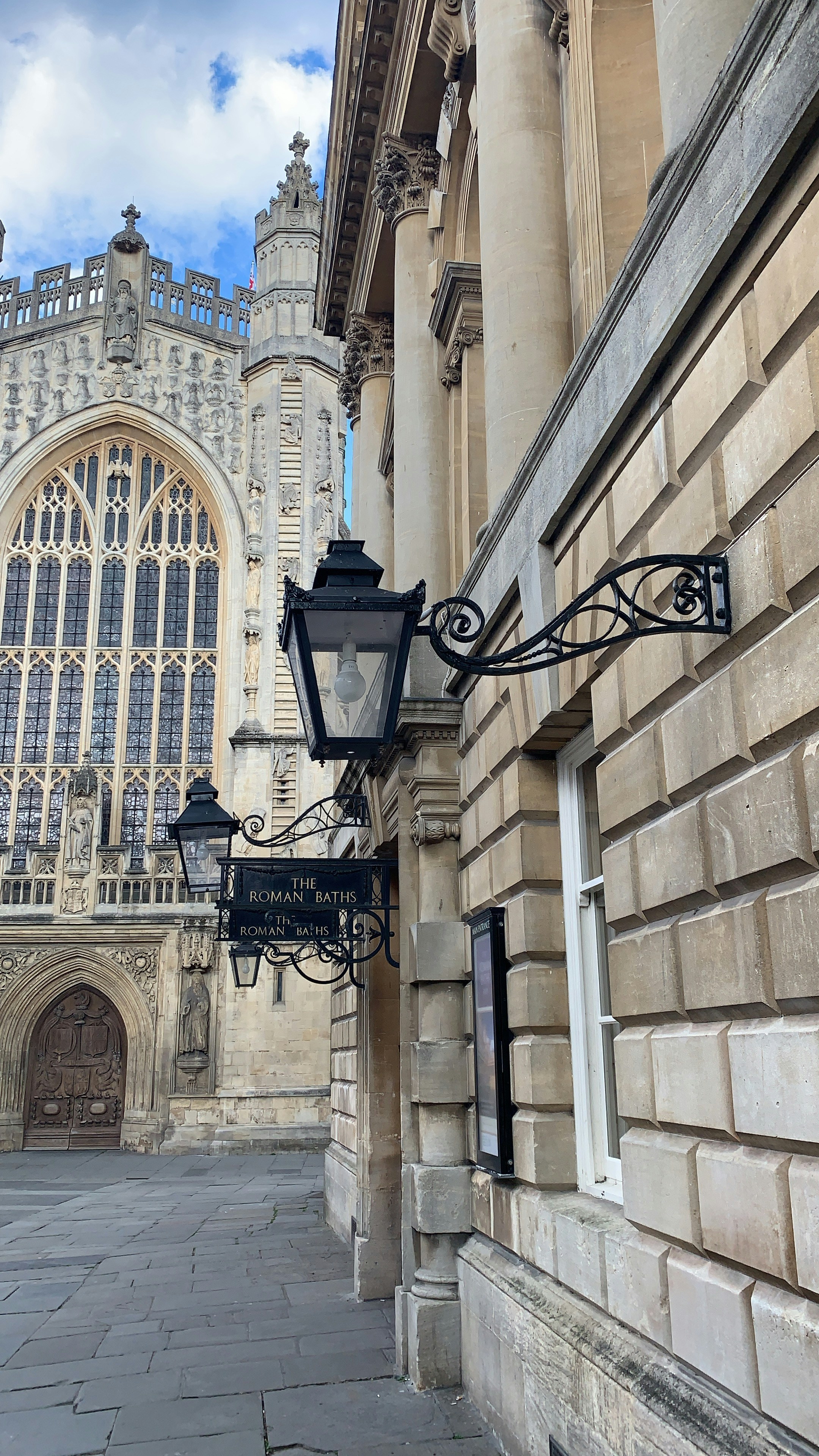turned-off sconce