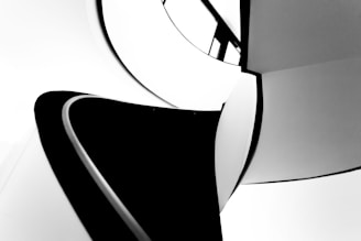gray, white, and black abstract illustration