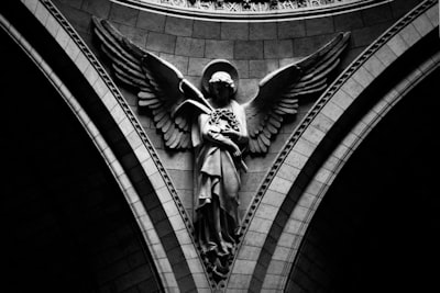 angel bas relief angel teams background