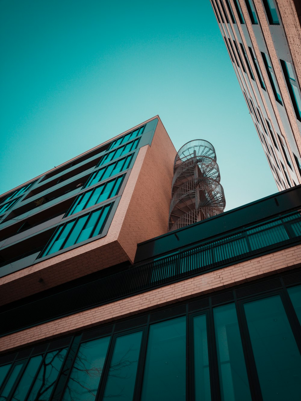 worm's eye view photography of building