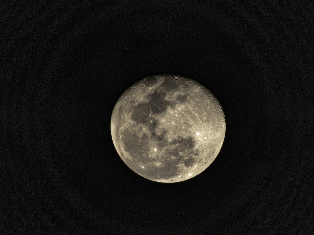 full moon at night