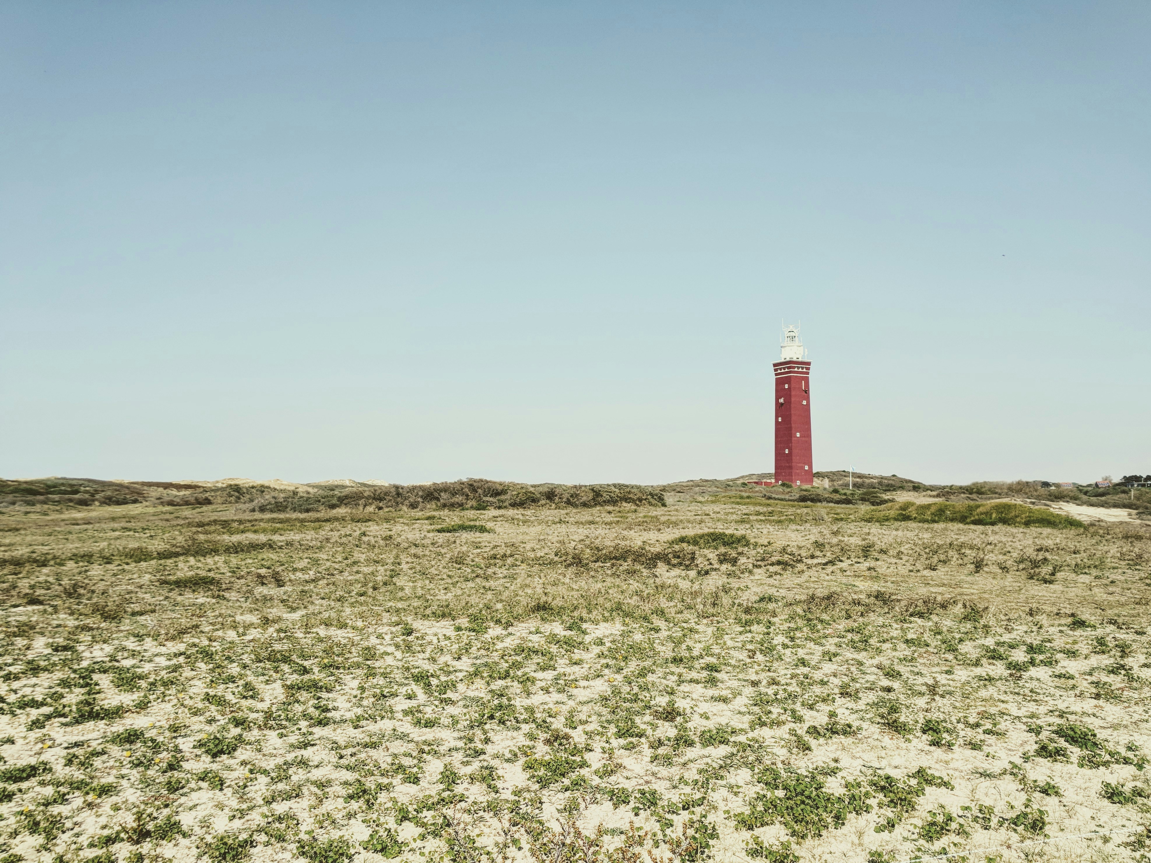 red and white lighthouse