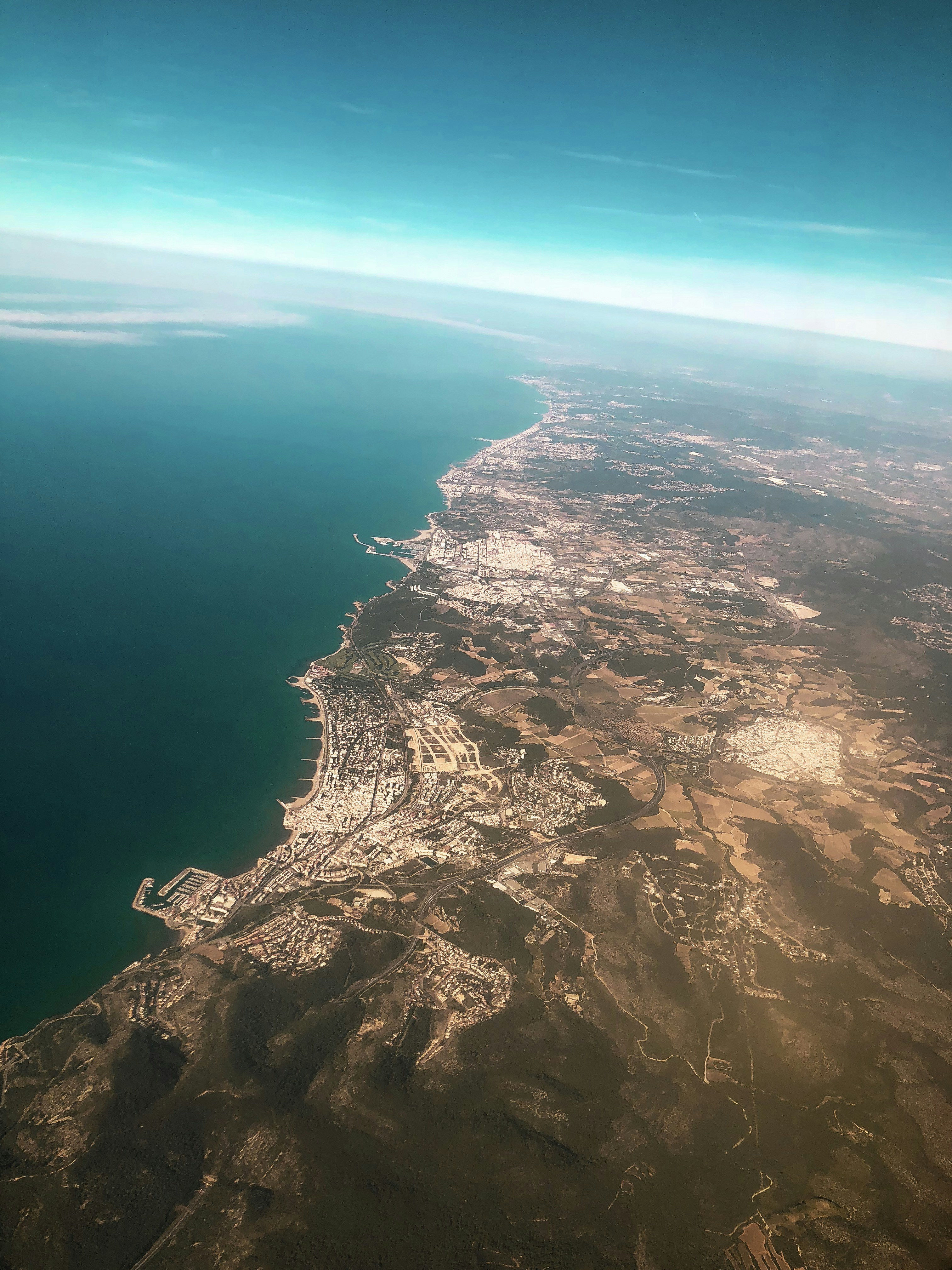 Luftaufnahmen der Stadt