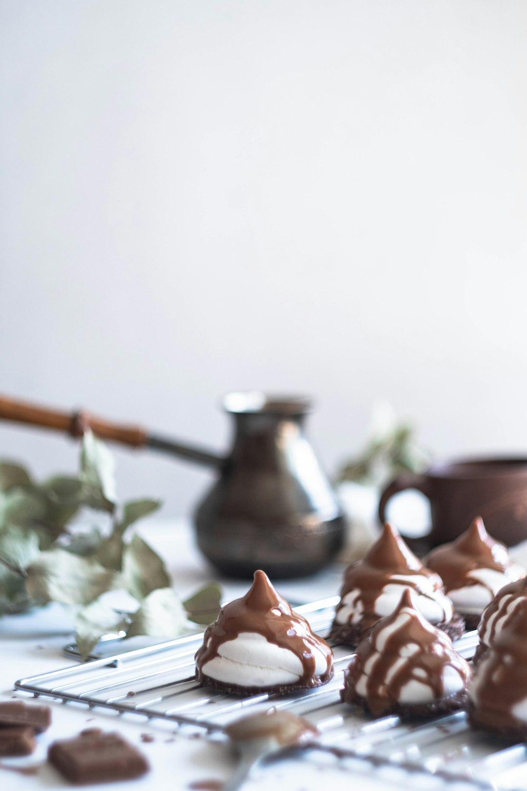 selective focus photography of chocolates