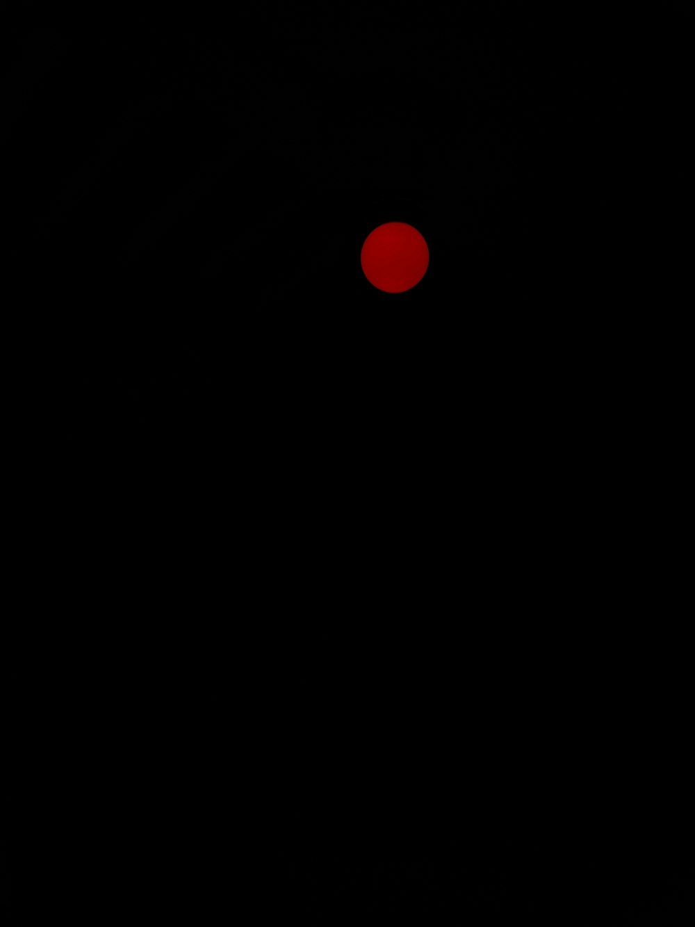 red moon at night