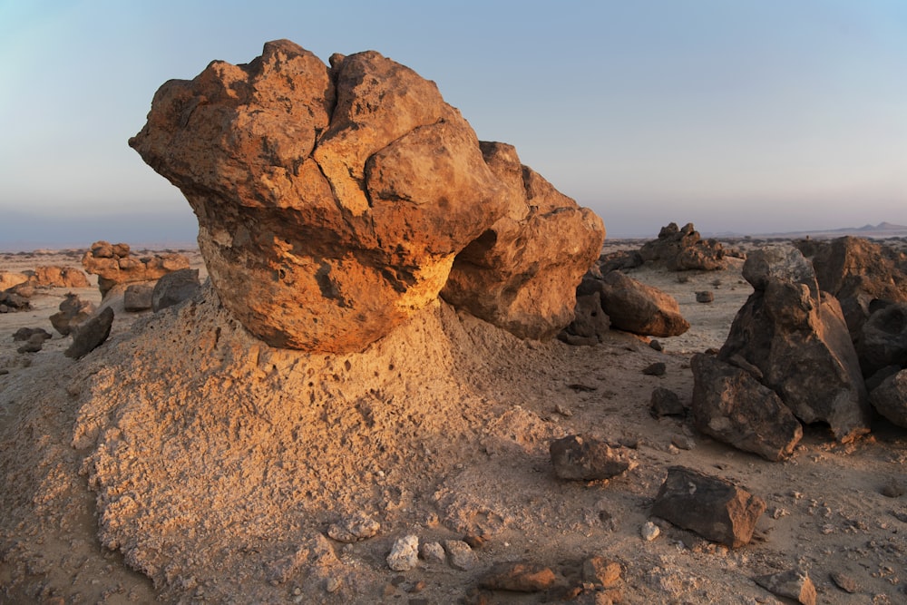 brown stone formation