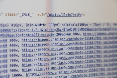 a close up of a computer screen with text