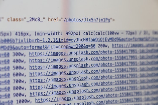 a close up of a computer screen with text