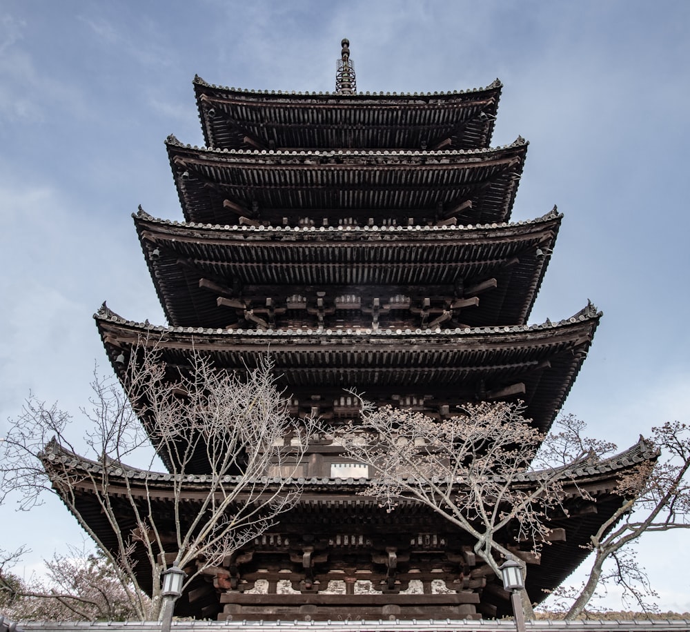 brown pagoda temple